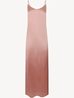 Powder Pink Silk Long Slip