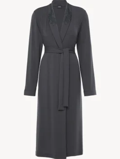 Robe In Charcoal Grey