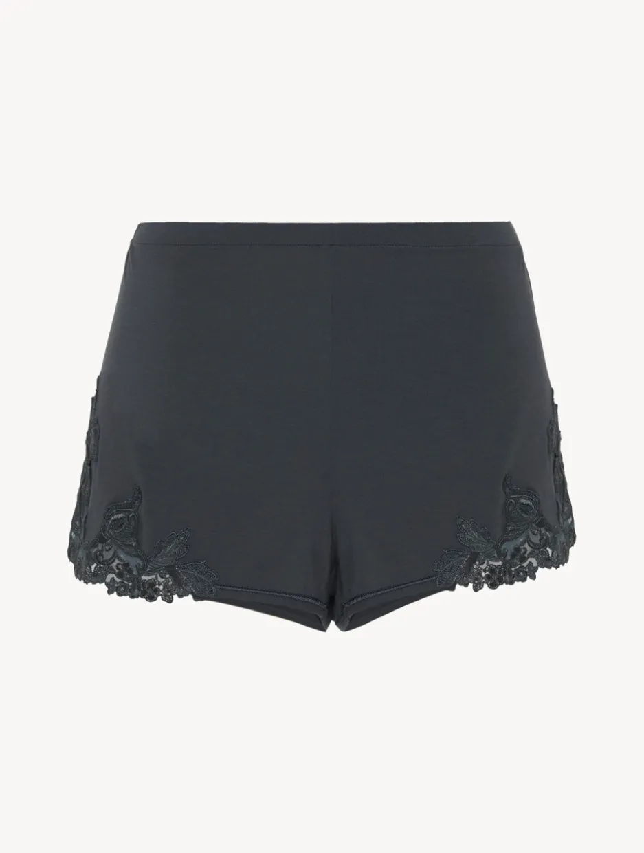 Shorts In Charcoal Grey Jersey
