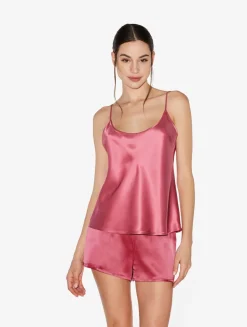 Silk Camisole In Wild Orchid