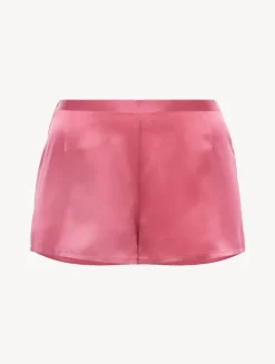 Silk Shorts In Wild Orchid