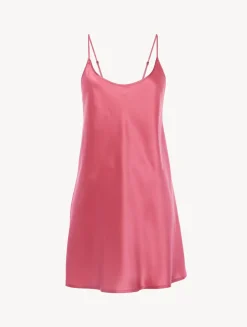 Silk Slip Dress In Wild Orchid
