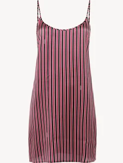Silk Striped Short Slip