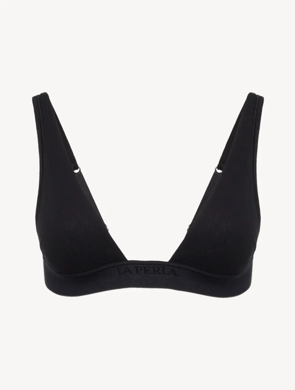 Soft Triangle Bra In Black - Online Exclusive