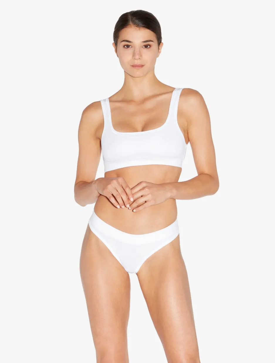 Thong In White - Online Exclusive