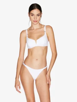 Triangle Bikini Top In White