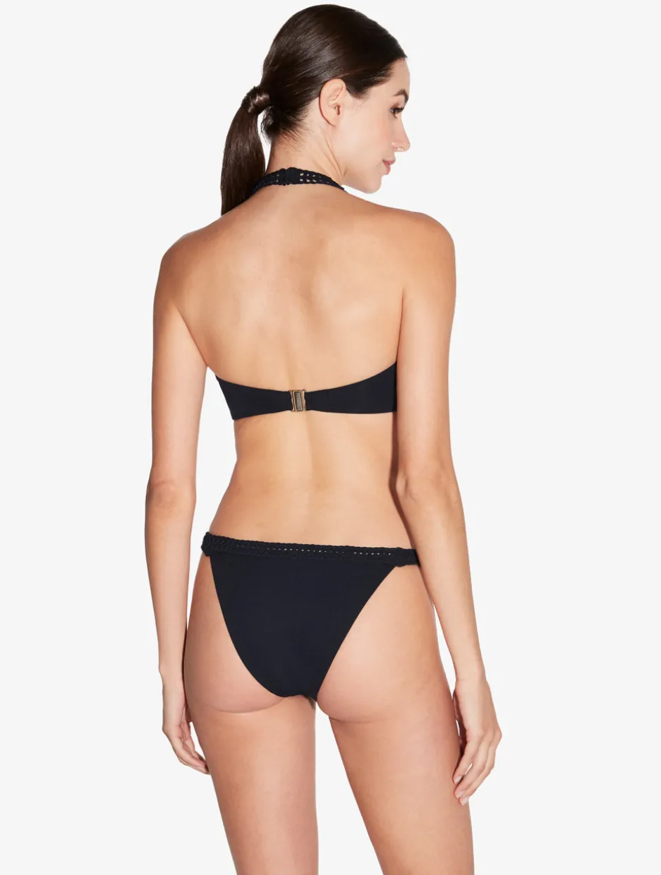Trikini In Black With Soutache