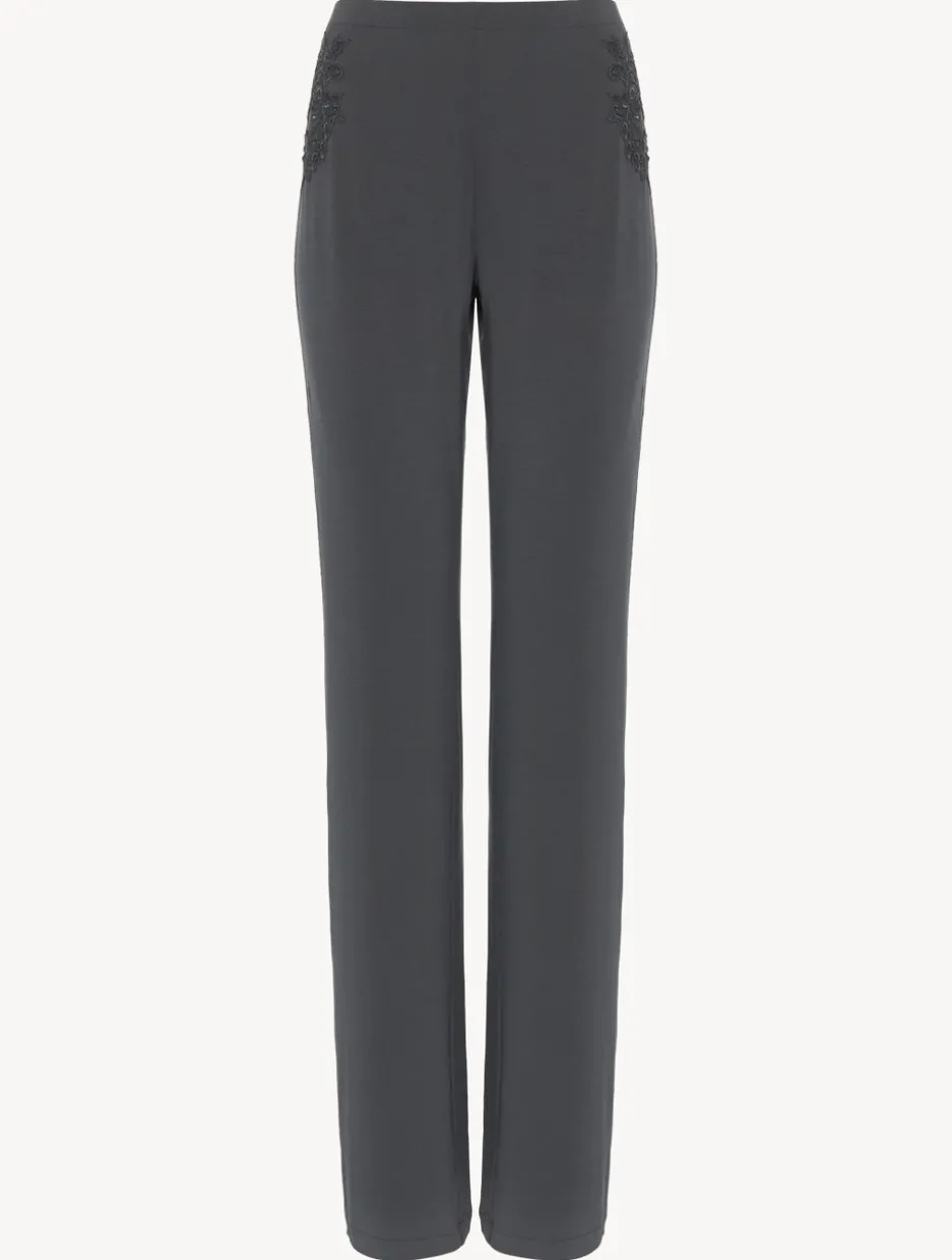 Trousers In Charcoal Grey