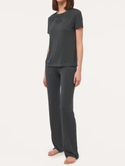 Trousers In Charcoal Grey