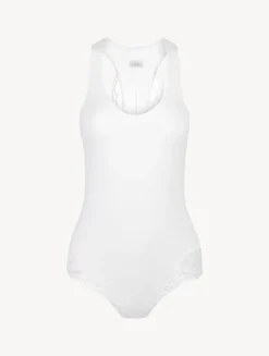 White Cotton Bodysuit