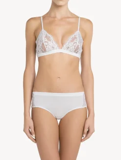 White Cotton Hipster Briefs