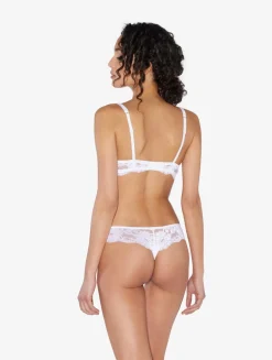 White Cotton Thong