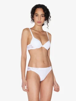 White Cotton Thong