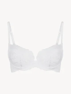 White Lace Balconette Bra
