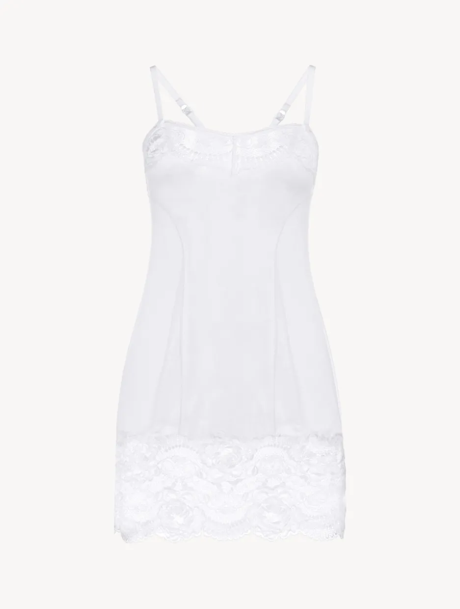 White Lace Slip