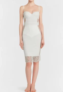 White Padded Underwired Dress